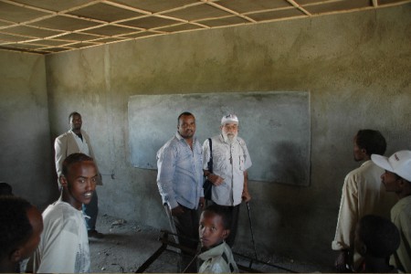 Scuola in Etiopia - interno aula in costruzione