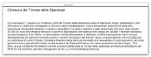 Altro articolo su Io Faccio Sport